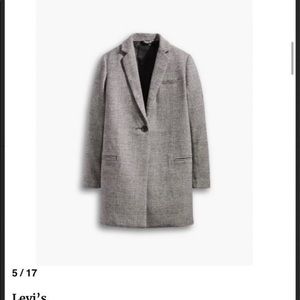Levi’s Plaid houndstooth Jacket Coat Blazer